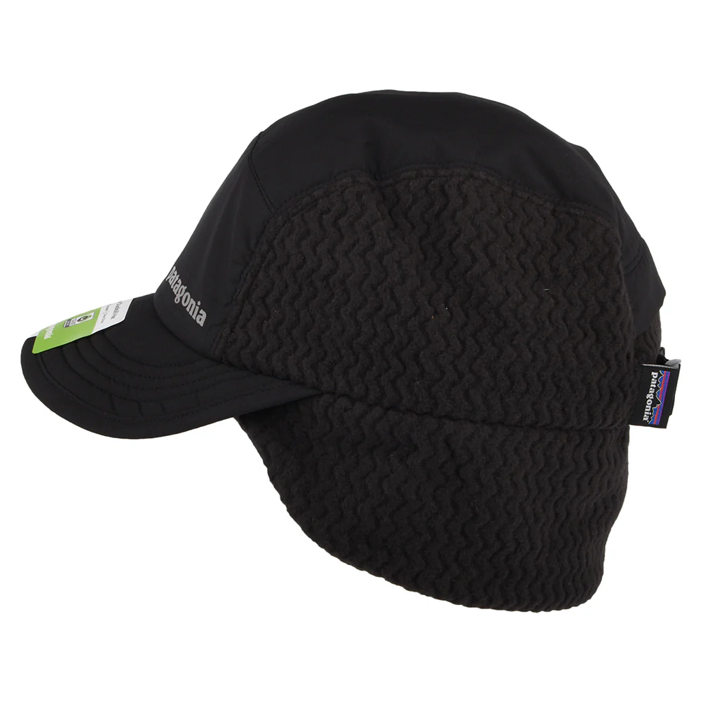 Patagonia Winter Duckbill Baseball Cap mit Ohrenklappen - Schwarz - Image 3