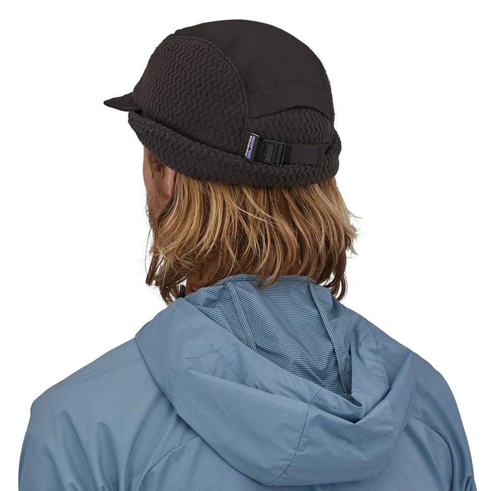 Patagonia Winter Duckbill Baseball Cap mit Ohrenklappen - Schwarz - Image 7