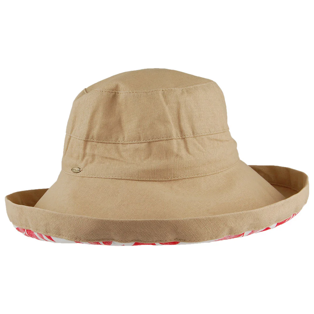 Scala Aninata Packbarer Sonnenhut aus Baumwolle - Wüstensand - Image 2
