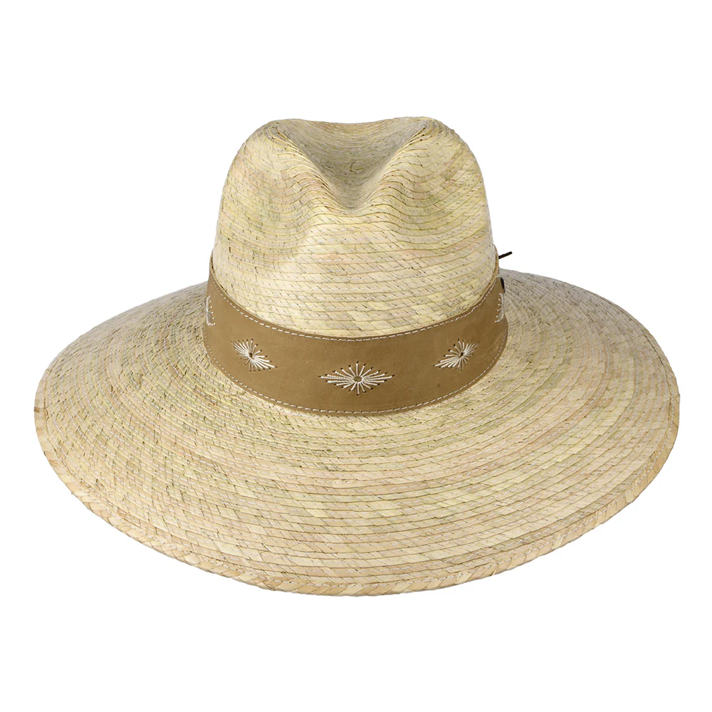 Scala Bianca Safari Fedora Hut aus Palmenstroh - Natur - Image 3