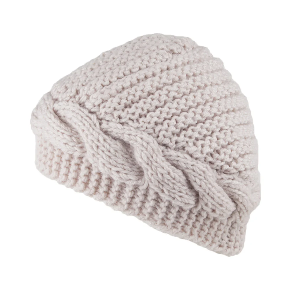 Scala Emilia Knopf Beanie Mütze - Elfenbein - Image 2