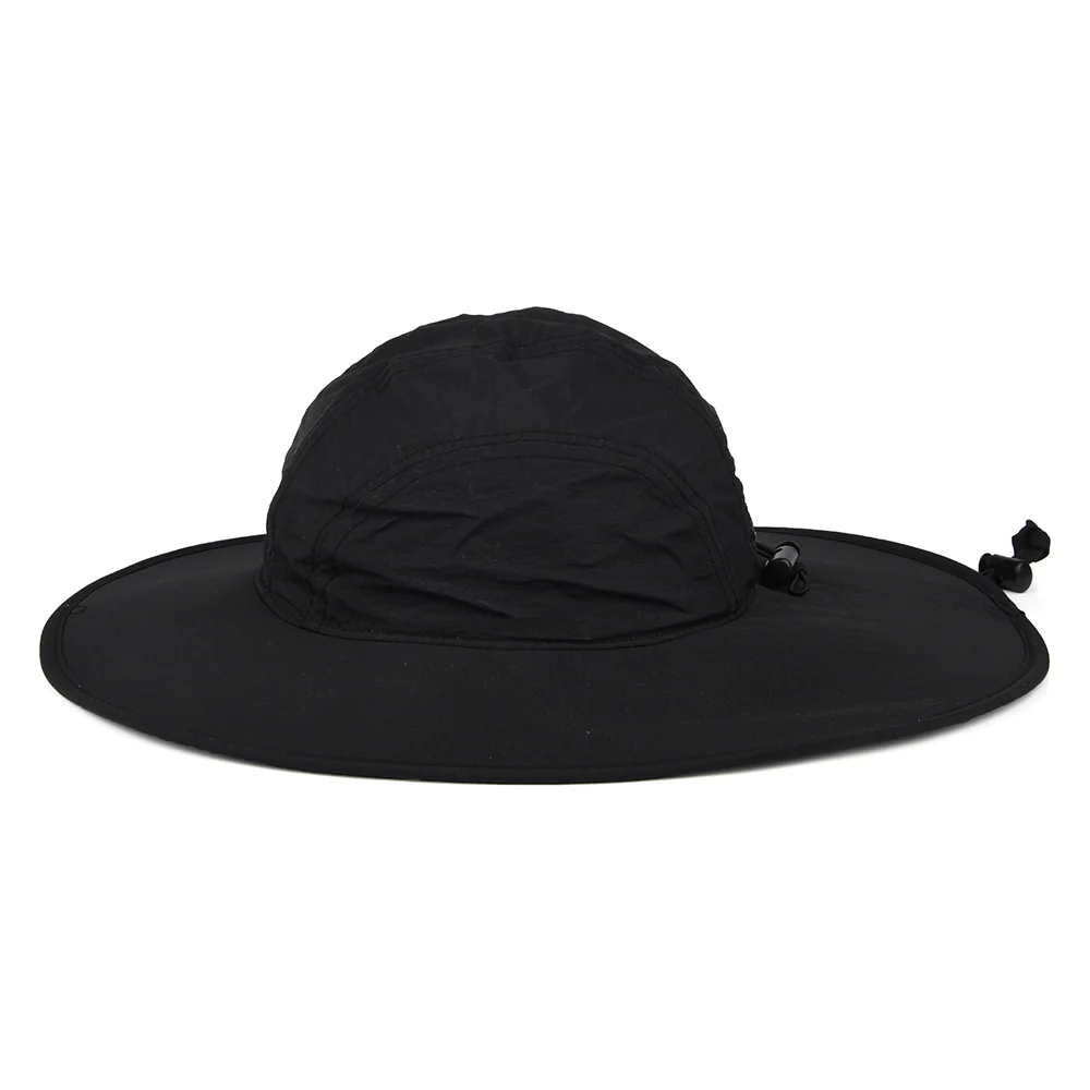 Scala Florenzia mit erweiterter Krempe Boonie Fischerhut aus Nylon - Schwarz - Image 2