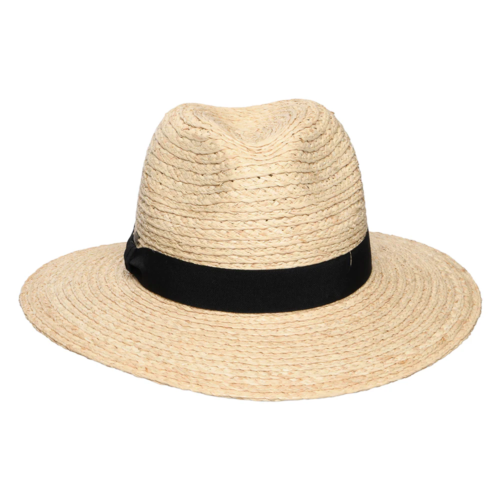 Scala Franie Safari Fedora Hut aus Raffia Stroh - Natur - Image 4