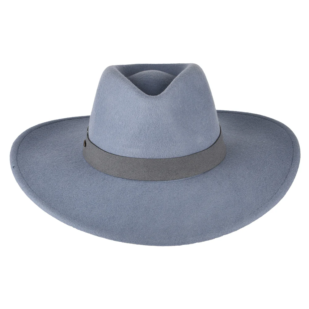 Scala Inaki Safari Fedora Hut aus Wollfilz - Eisblau - Image 3