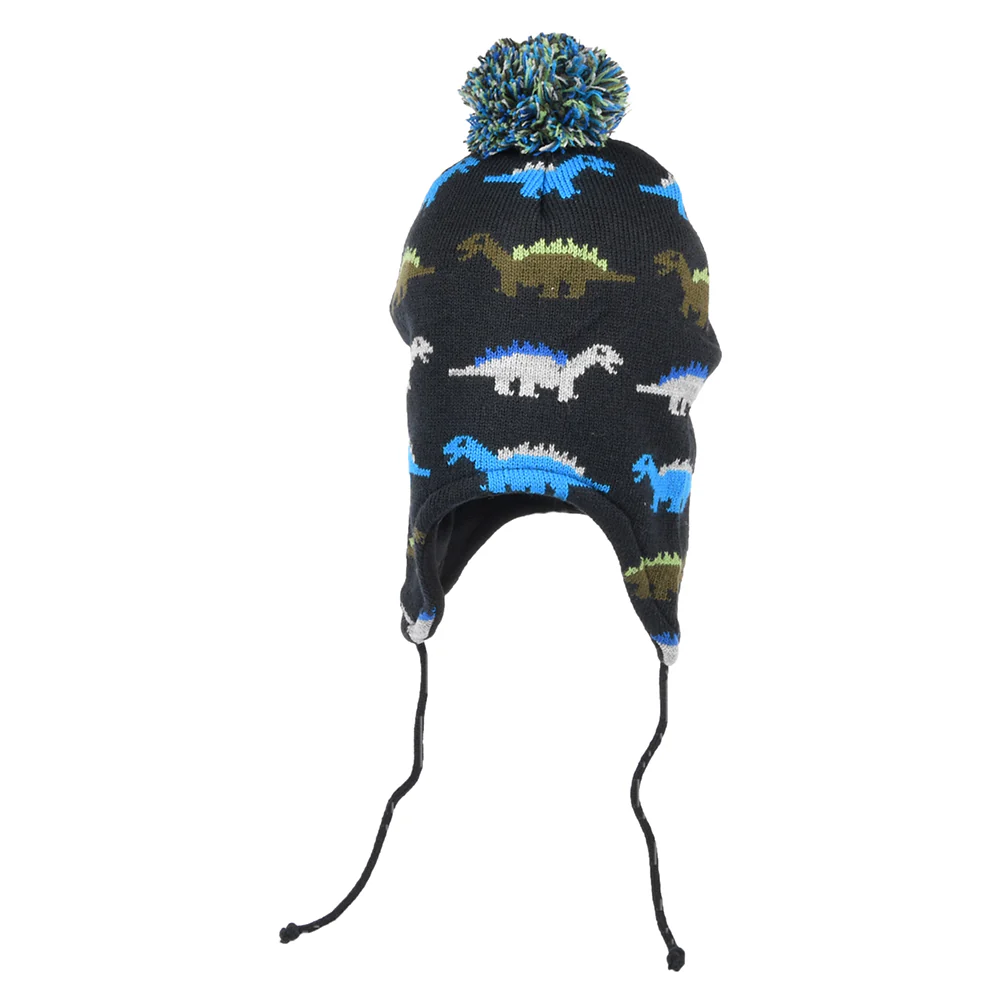 Scala Kinder Dino Bommelmütze Peruvian - Marineblau - Image 2
