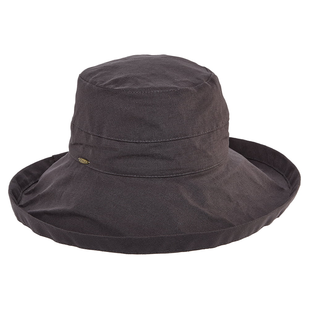 Scala Lanikai Packbarer Sonnenhut - Anthrazit