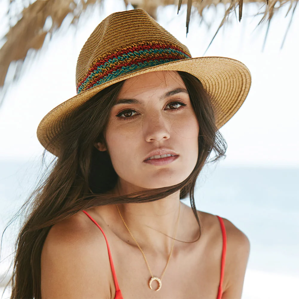 Scala Lucio Safari Fedora Hut - Natur-Orange - Image 2