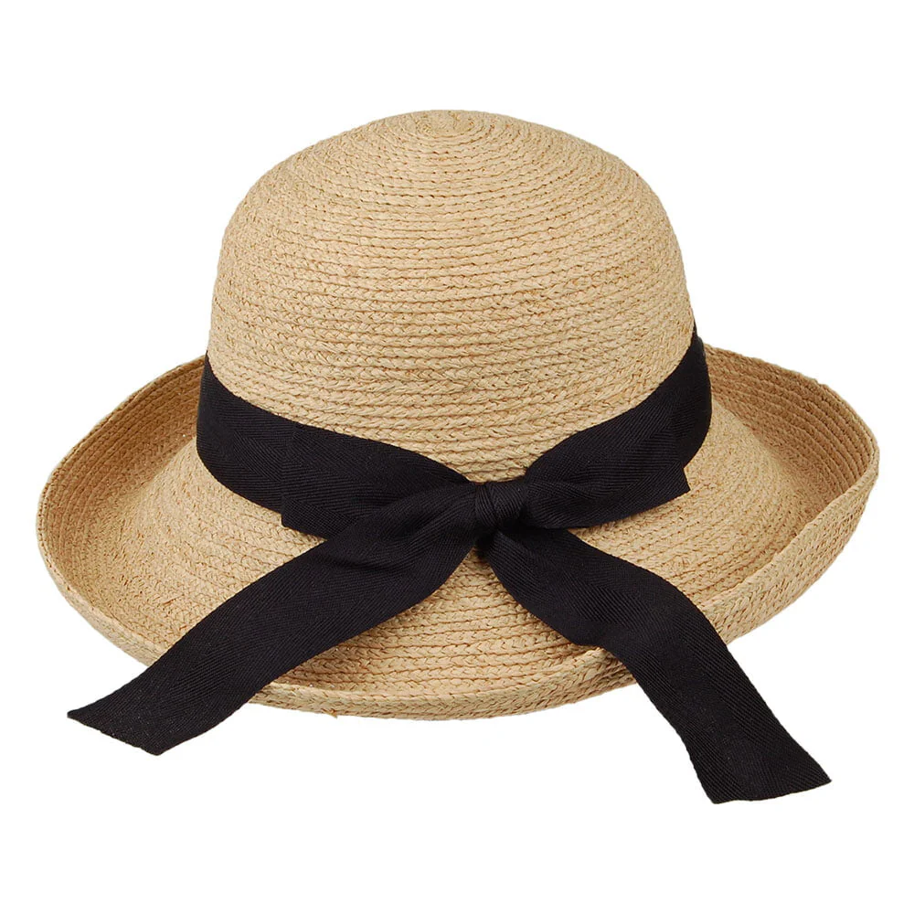 Scala Unisex Ravello Sonnenhut Feingeflochten aus Raffia-Stroh - Natur - Image 3