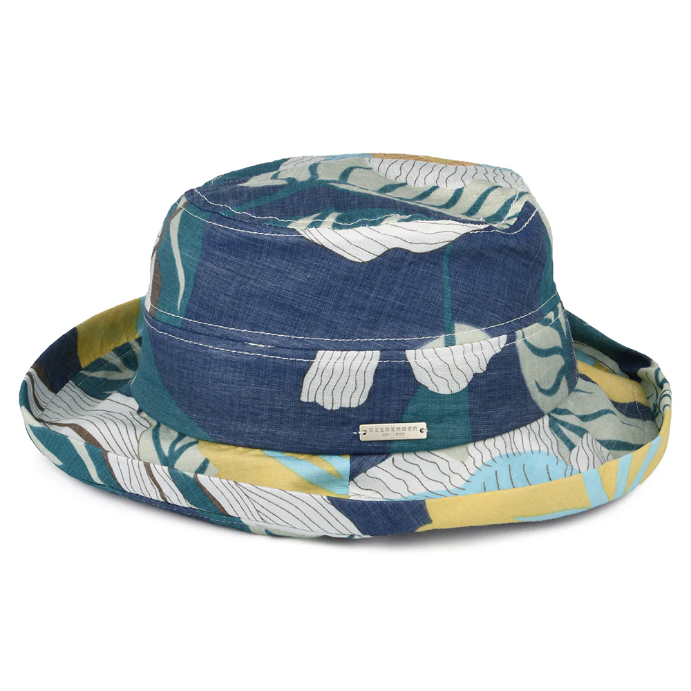Seeberger Bolero Fischerhut Floral - Tintenblau-Multi - Image 2