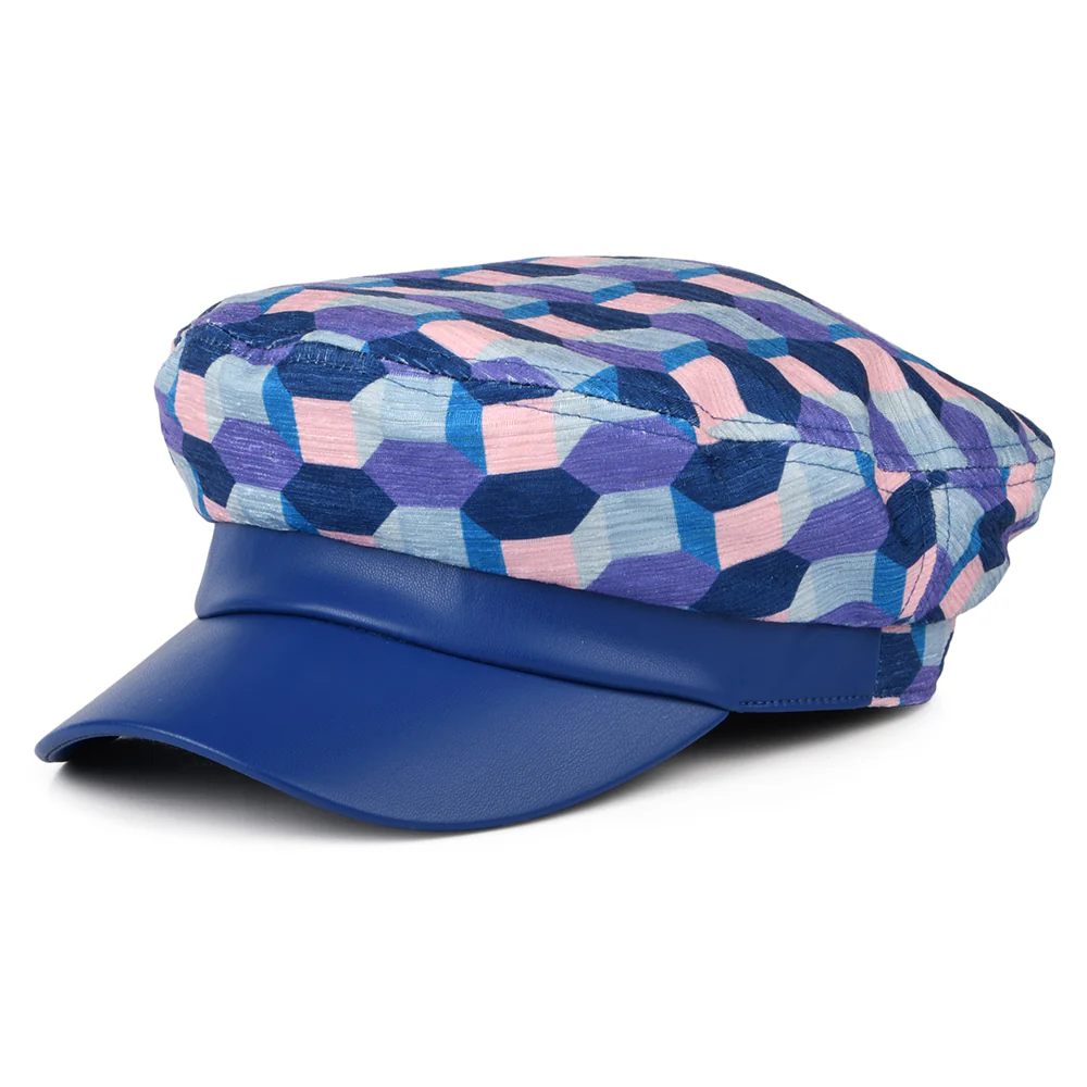 Seeberger Schiffermütze Graphic - Veilchenblau-Blau - Image 2