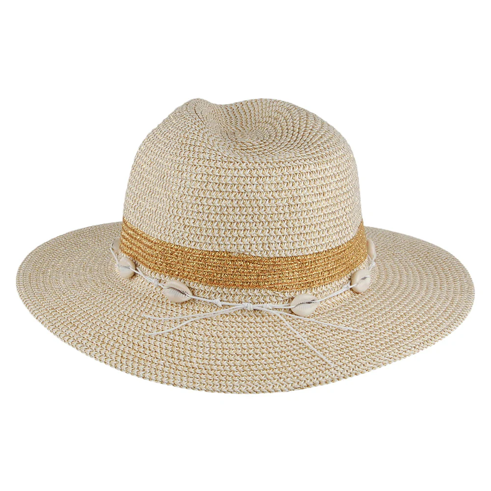 Seeberger Seashell Fedora Hut - Natur-Gold - Image 3