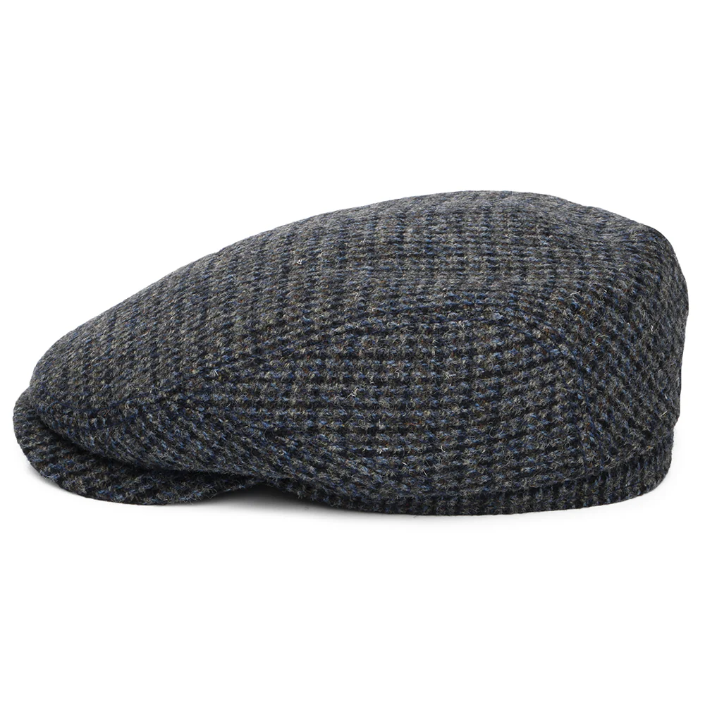 Stetson Brayton Driver HARRIS TWEED Schiebermütze - Grau-Blau - Image 3