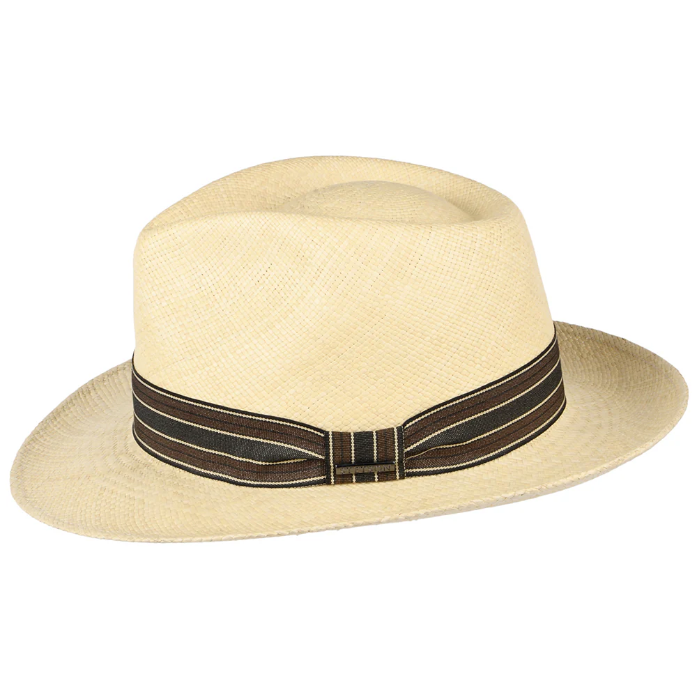 Stetson Brisa Panama Fedora Hut - Natur - Image 2