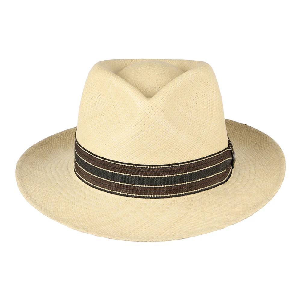Stetson Brisa Panama Fedora Hut - Natur - Image 3