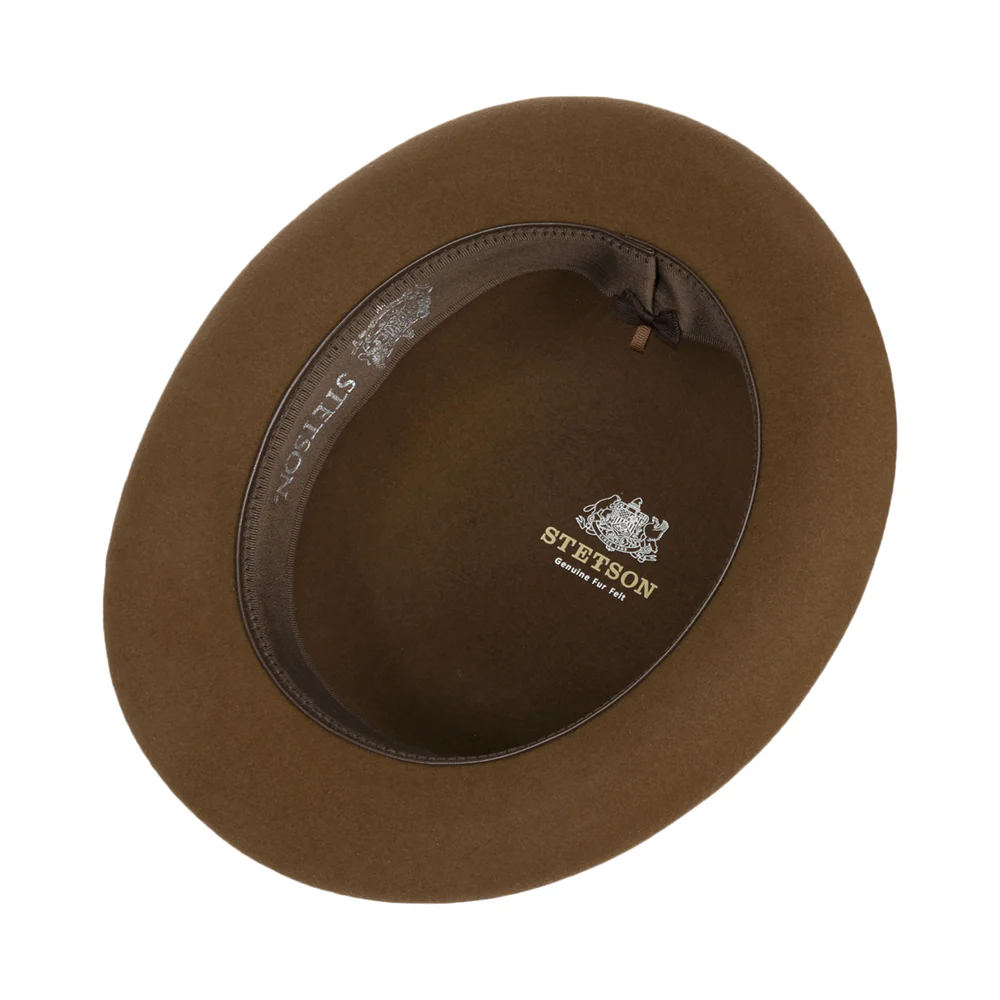 Stetson Classic Uni Melone Hut aus Haarfilz - Braun - Image 2