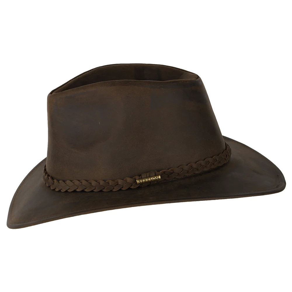Stetson Cowboy Hut aus Büffelleder - Braun - Image 3
