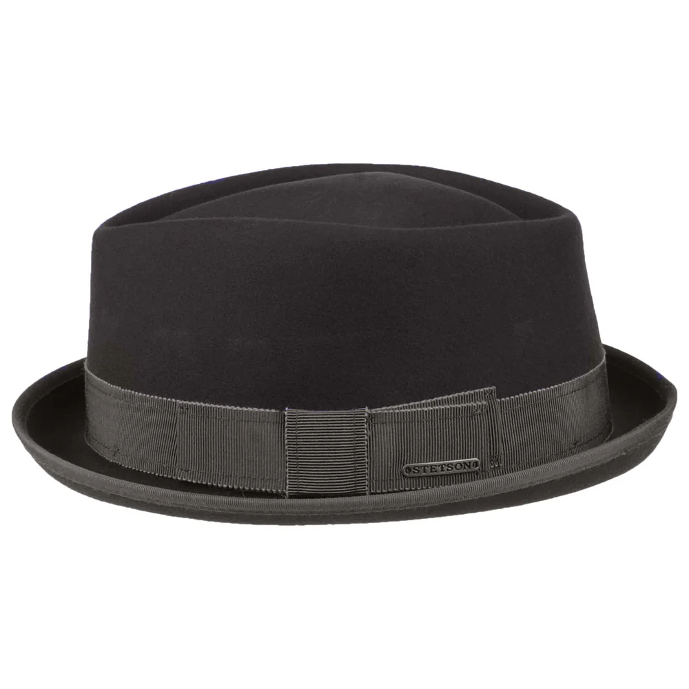 Stetson Diamond Crown Pork Pie Hut aus Wolle-Kaschmir - Braun - Image 2