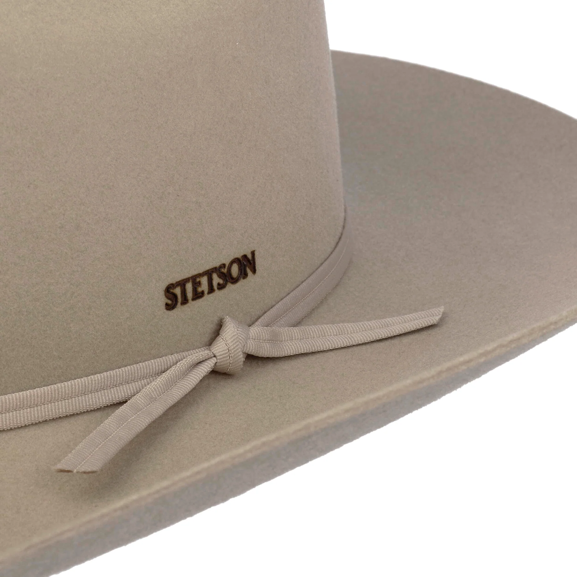 Stetson Diamondville Wasserabweisender Cowboy Hut aus Woll-Kaschmir-Filz - Beige - Image 4