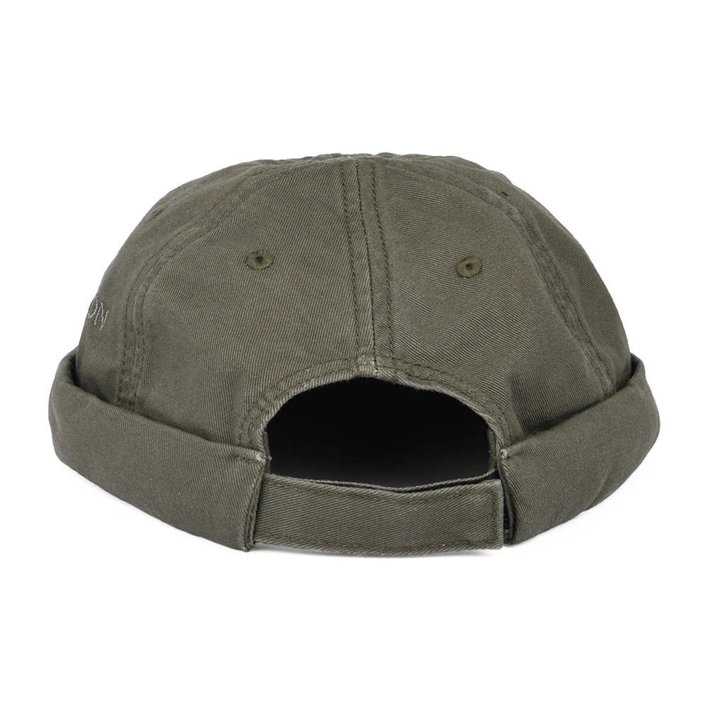 Stetson Docker Beanie Mütze aus Baumwolle - Olivgrün - Image 3