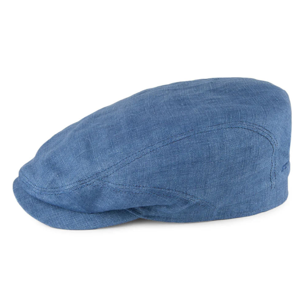 Stetson Driver Schiebermütze aus Leinen - Denim - Image 3
