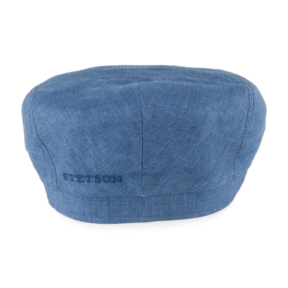 Stetson Driver Schiebermütze aus Leinen - Denim - Image 4