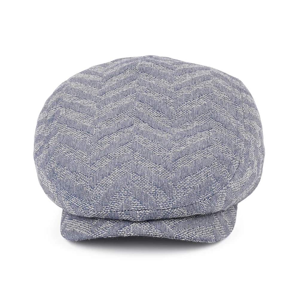 Stetson Driver Schiebermütze Herringbone Jacquard - Hellblau - Image 2
