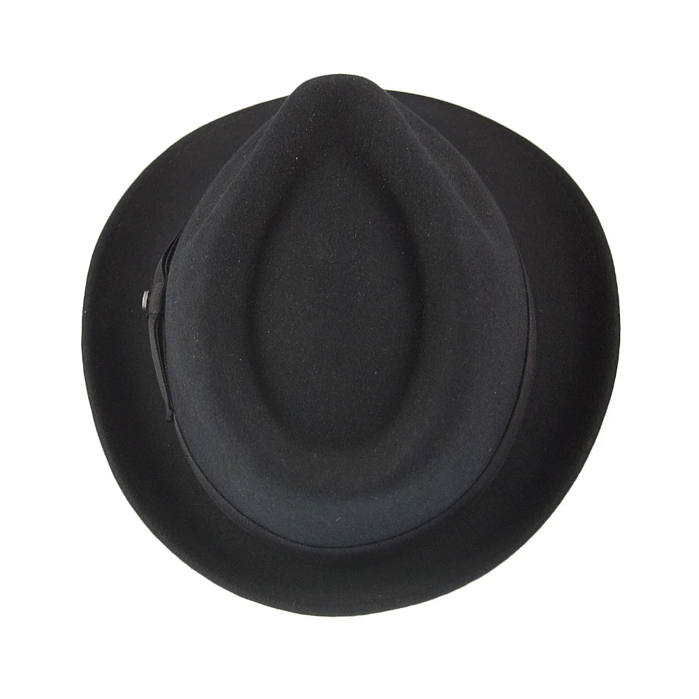 Stetson Elkader Knautschbarer Trilby Hut - Schwarz - Image 3