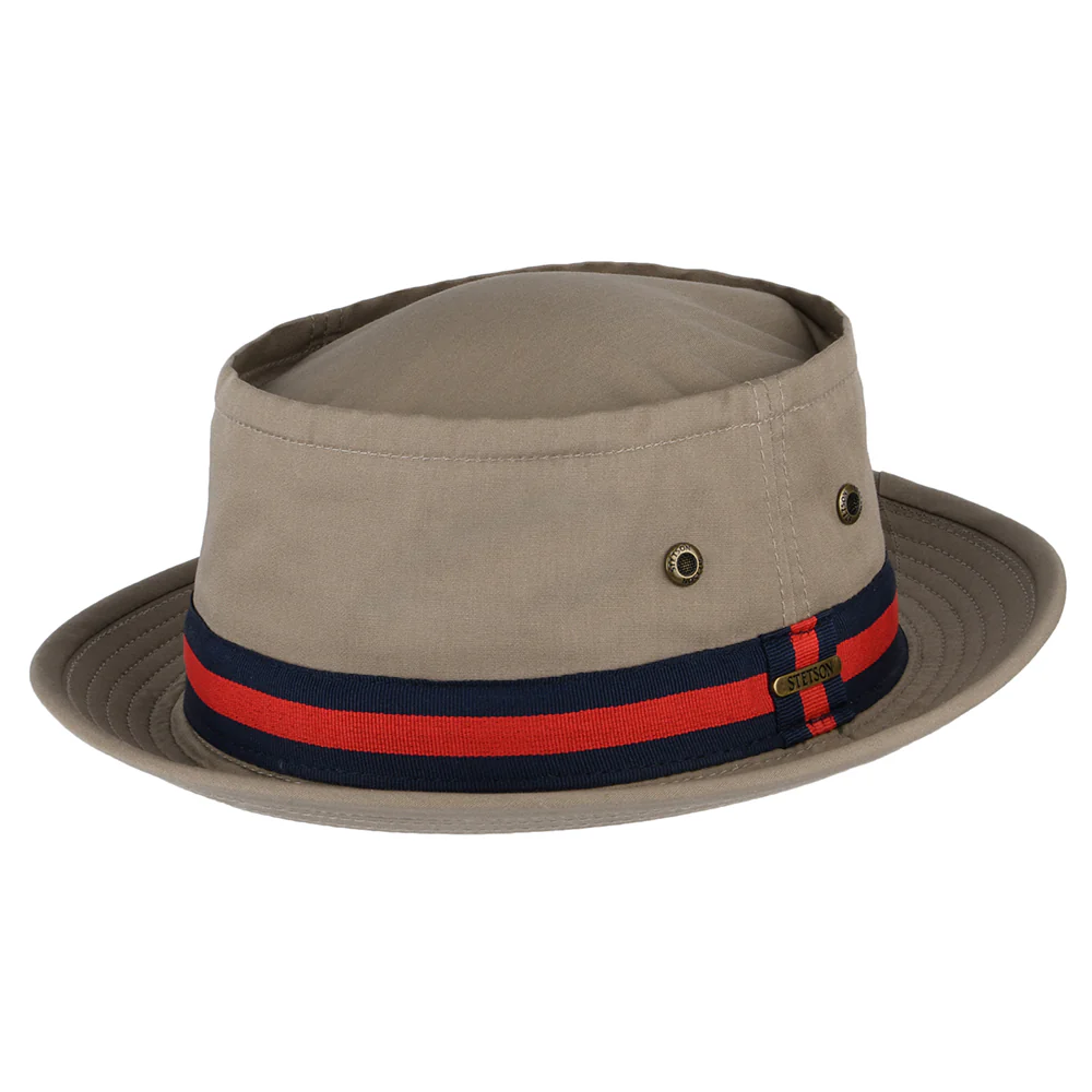 Stetson Fishermans Eimer Pork Pie Hut - Beige