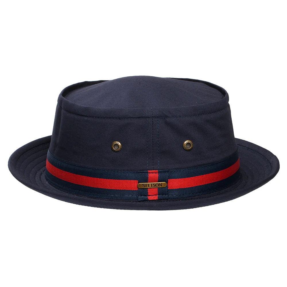 Stetson Fishermans Eimer Pork Pie Hut - Dunkles Marineblau - Image 2