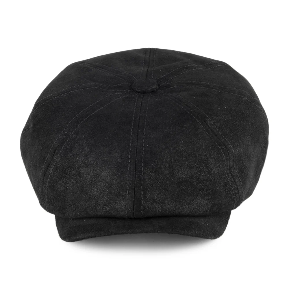 Stetson Hatteras Ballonmütze aus Leder - Schwarz - Image 2