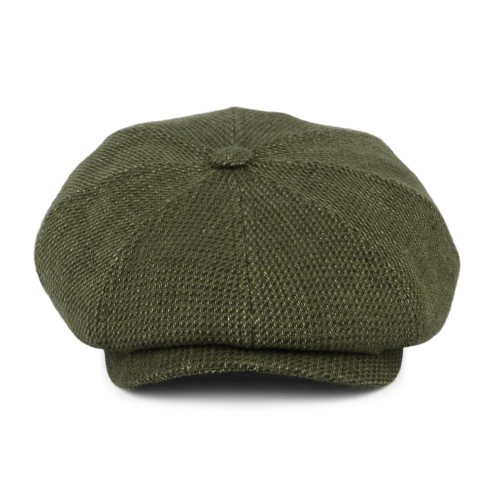 Stetson Hatteras Ballonmütze aus Leinen-Baumwolle - Olivgrün-Khaki - Image 2