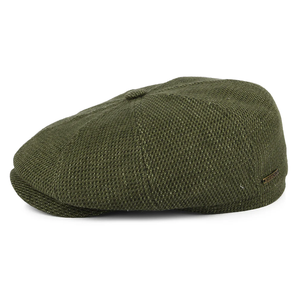 Stetson Hatteras Ballonmütze aus Leinen-Baumwolle - Olivgrün-Khaki - Image 3