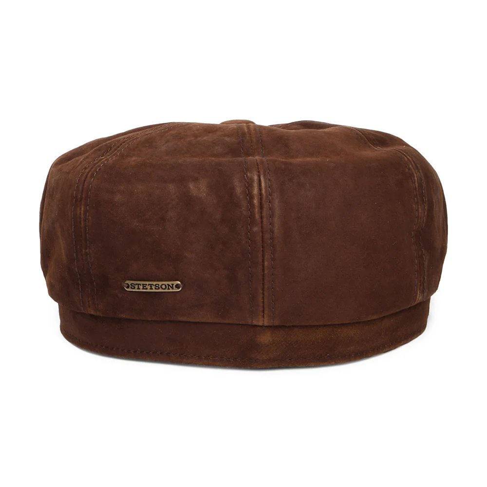 Stetson Hatteras Ballonmütze Distressed aus Leder - Cognac - Image 4