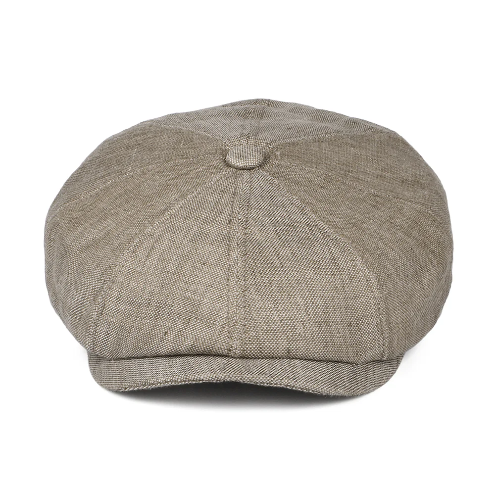 Stetson Hatteras Ballonmütze Marl aus Leinen - Beige - Image 2