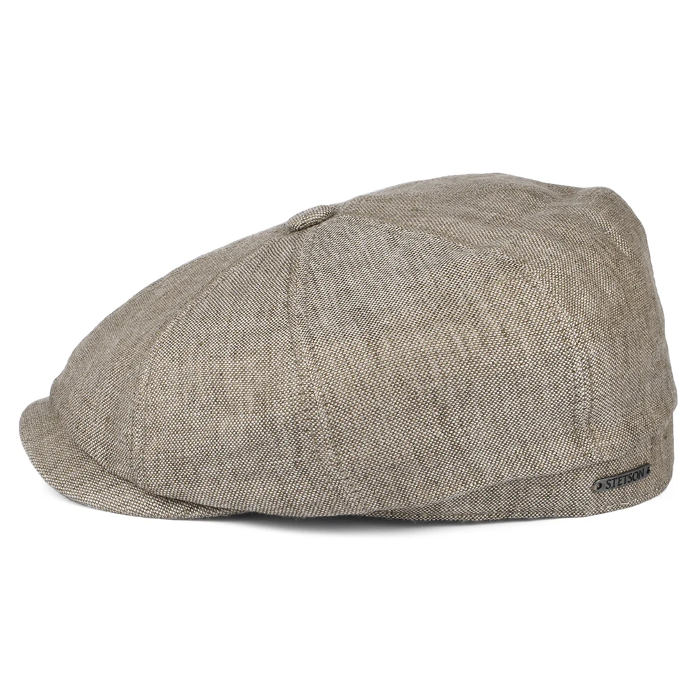 Stetson Hatteras Ballonmütze Marl aus Leinen - Beige - Image 3