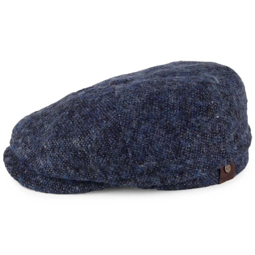 Stetson Hatteras Donegal Tweed Ballonmütze - Blau - Image 3