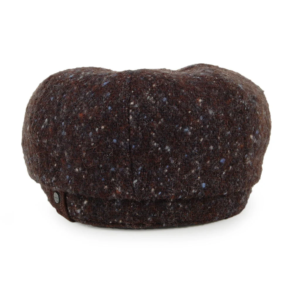 Stetson Hatteras Donegal Tweed Ballonmütze - Braun - Image 4
