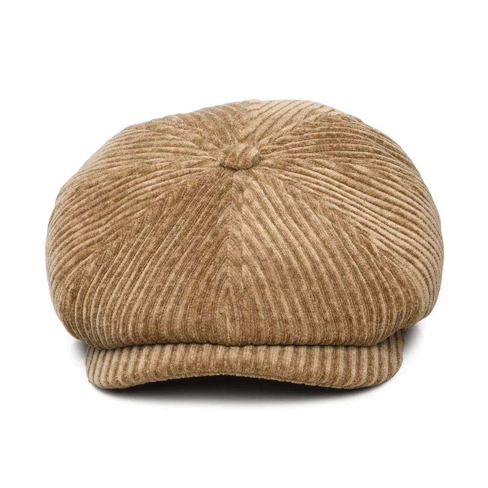 Stetson Hatteras Jersey Kord Ballonmütze - Hellbraun - Image 2
