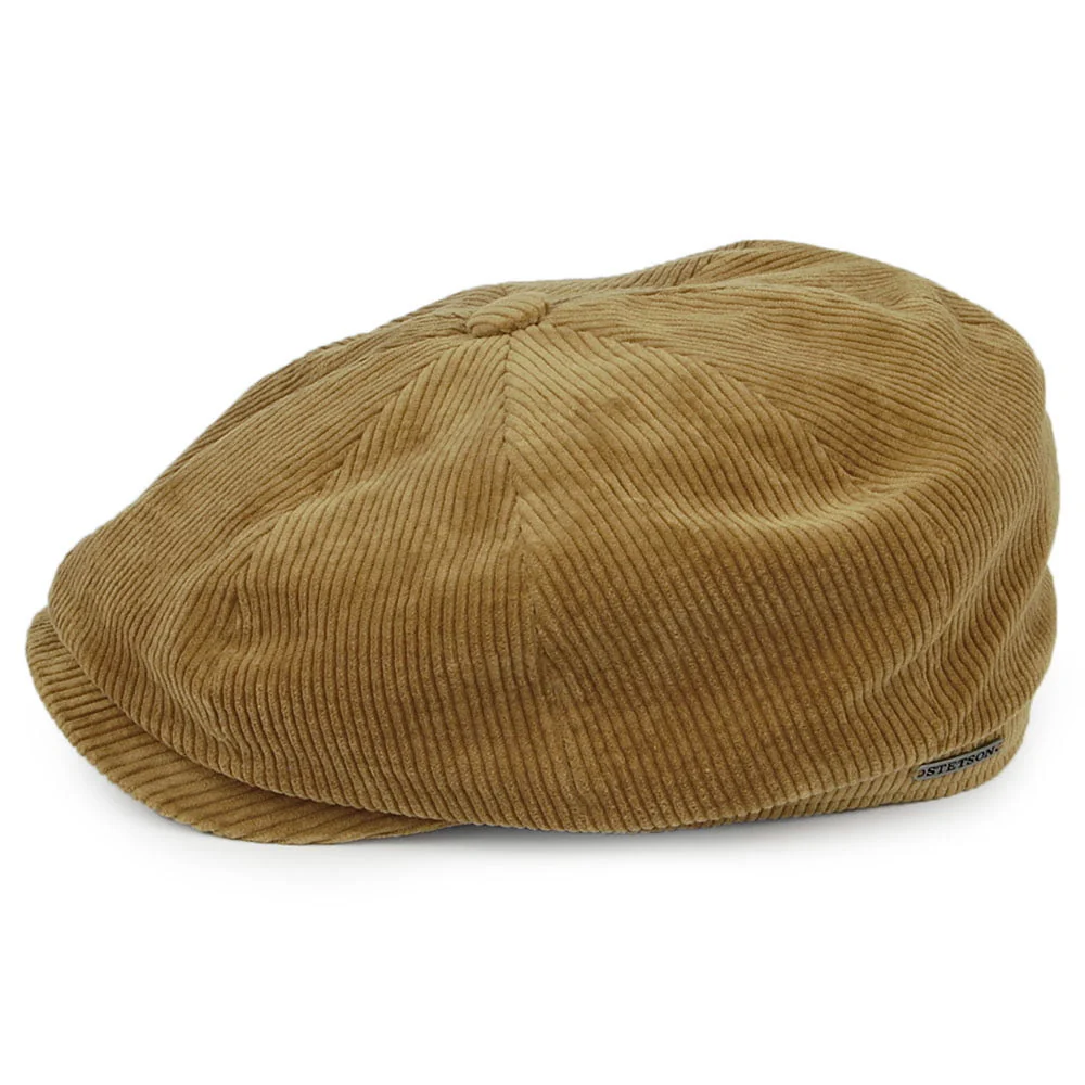 Stetson Hatteras Kord Ballonmütze - Rehbraun - Image 3