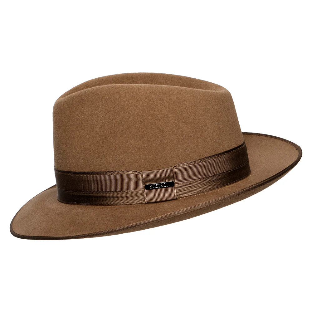 Stetson Kenridge Fedora Hut aus Haarfilz - Hellbraun - Image 2