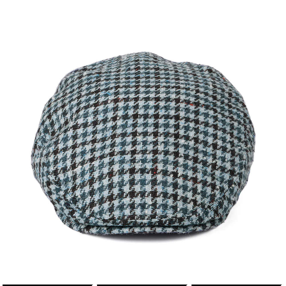 Stetson Kent Schiebermütze Houndstooth aus Silk-Virgin Wool - Blau - Image 2