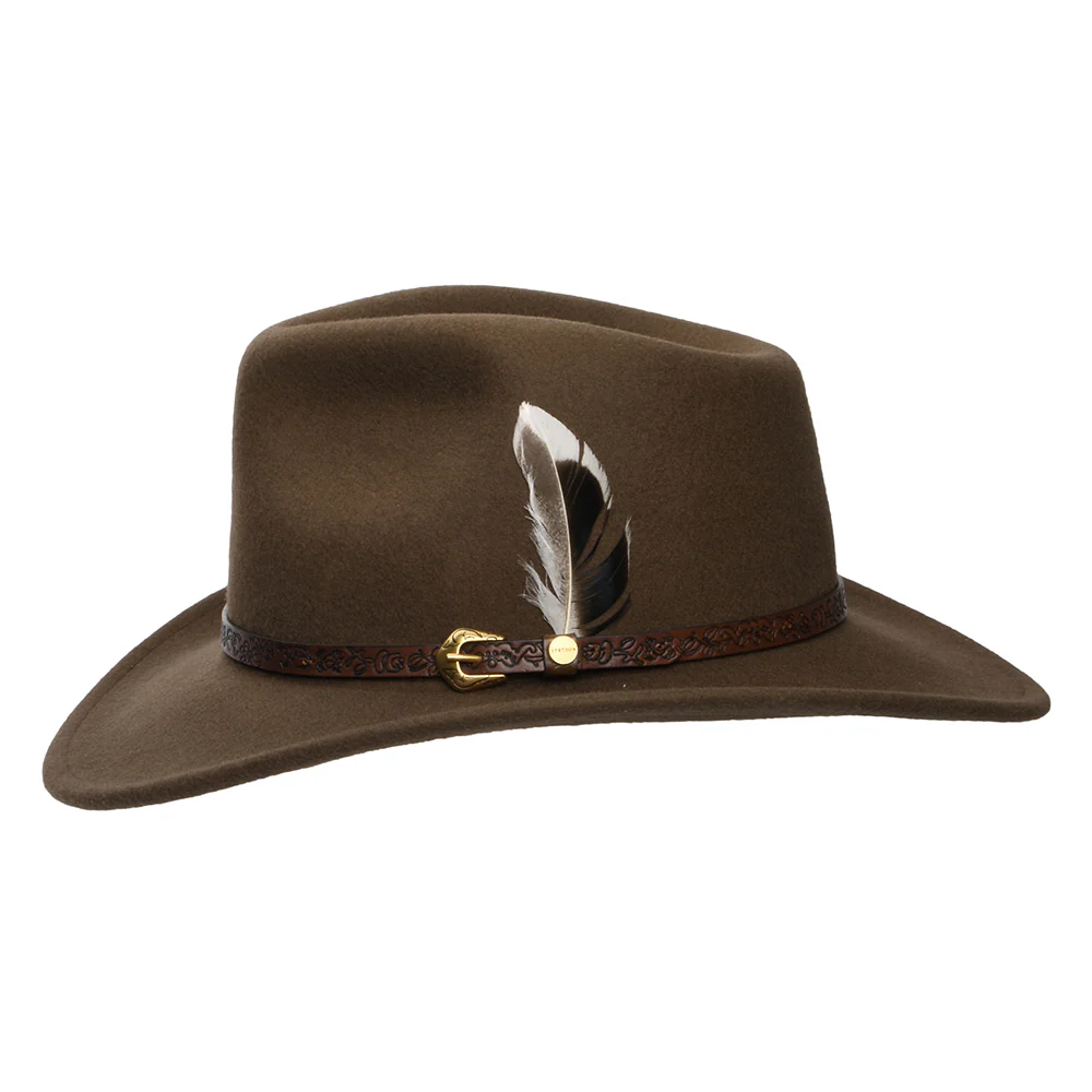 Stetson Norbeck Wasserabweisender Cowboy Hut aus Wollfilz - Haselnuss - Image 2