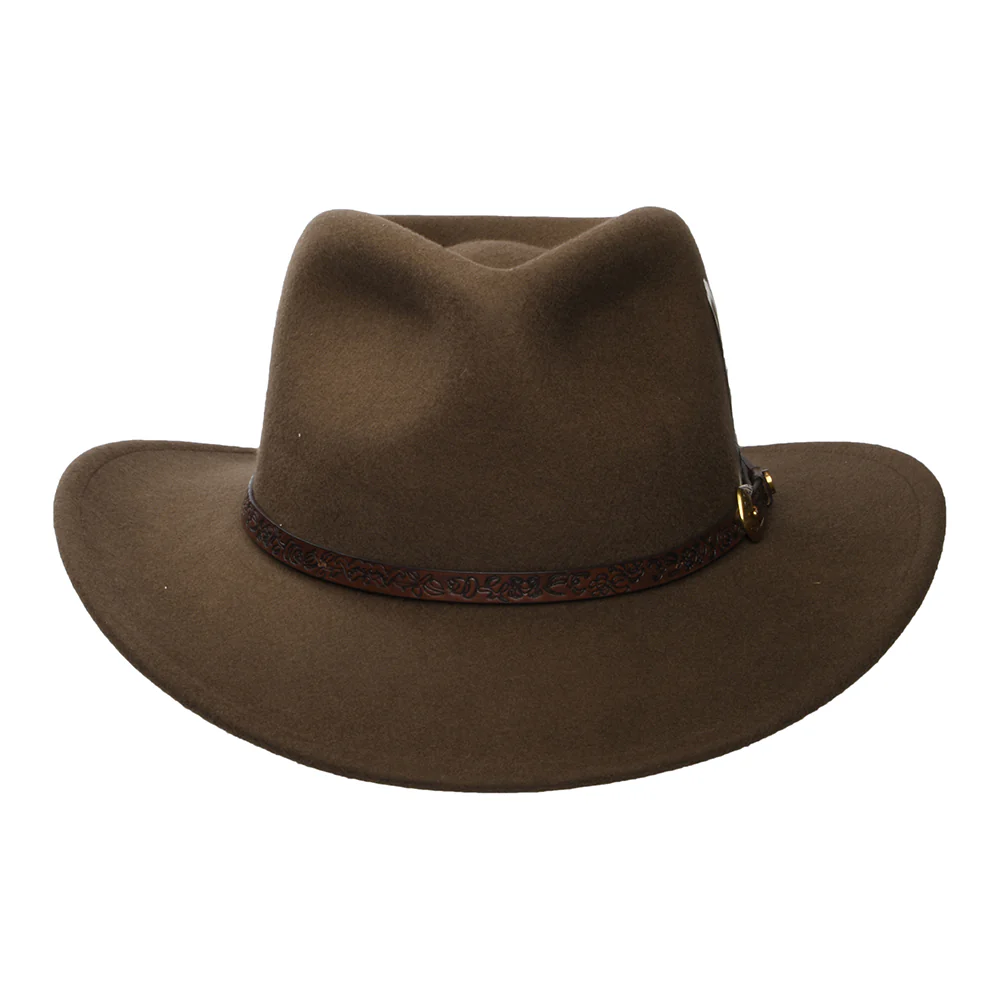 Stetson Norbeck Wasserabweisender Cowboy Hut aus Wollfilz - Haselnuss - Image 3