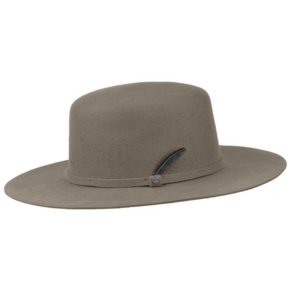 Stetson Offene Krone Western Hut aus Wollfilz - Braun - Image 2