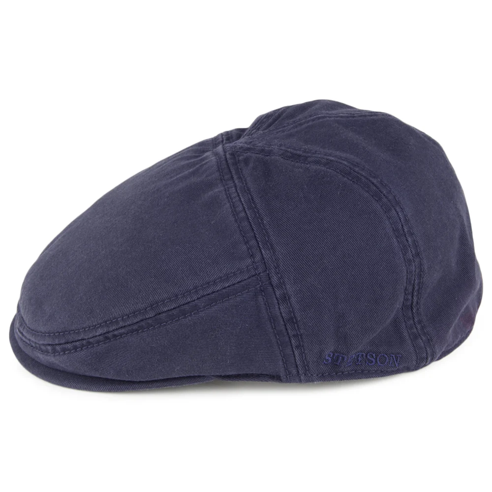 Stetson Paradise Schiebermütze aus Baumwolle - Marineblau - Image 3