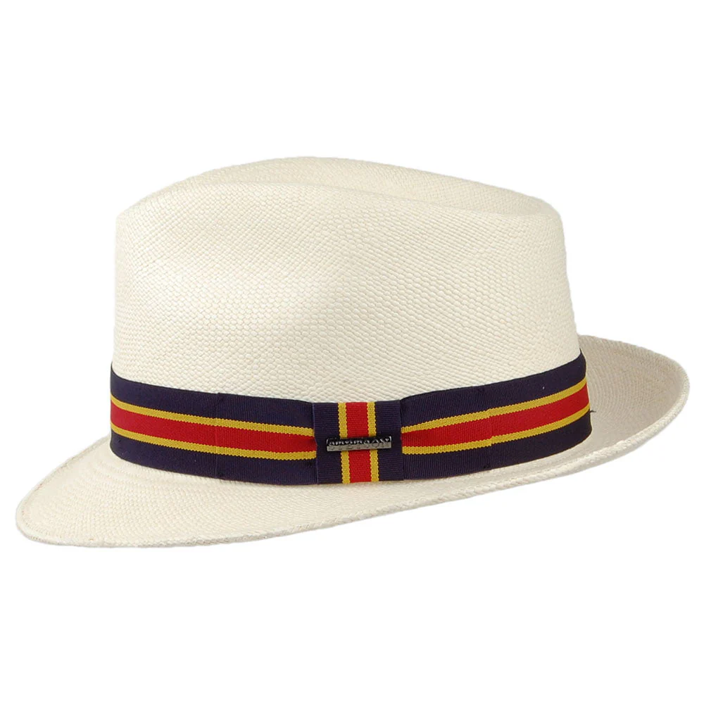 Stetson Player Panama Trilby Hut - Perlweiß - Image 2