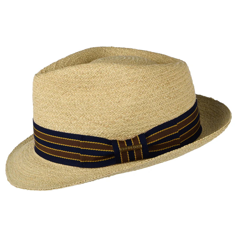 Stetson Player Trilby Hut aus Raffia-Stroh - Natur - Image 2