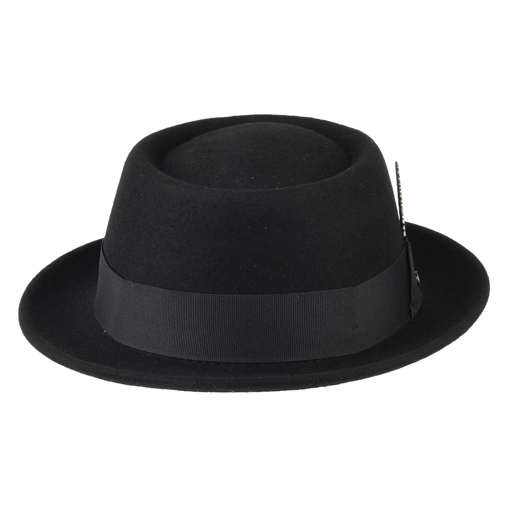Stetson Wasserabweisende Pork Pie Hut aus Wollfilz - Schwarz - Image 3