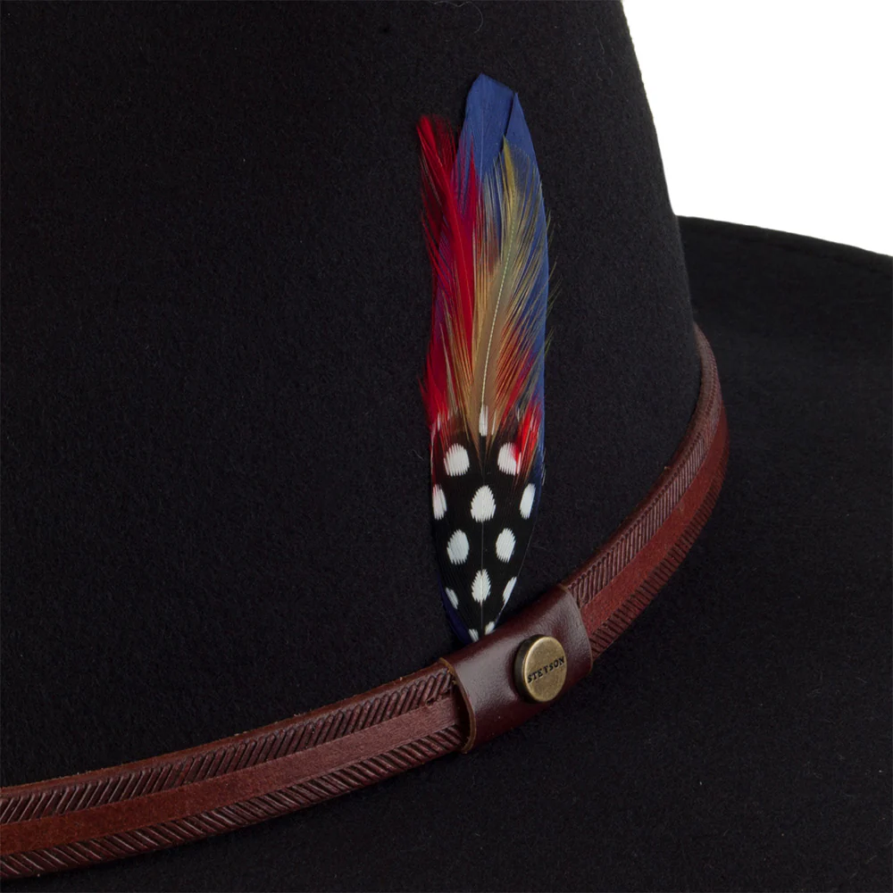 Stetson Rantoul Safari Fedora Hut - Schwarz - Image 3