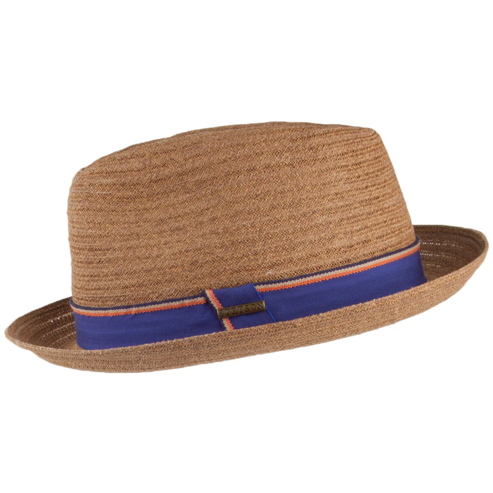 Stetson Toyo Player Hut mit gestreiftem Hutband - Braun - Image 3